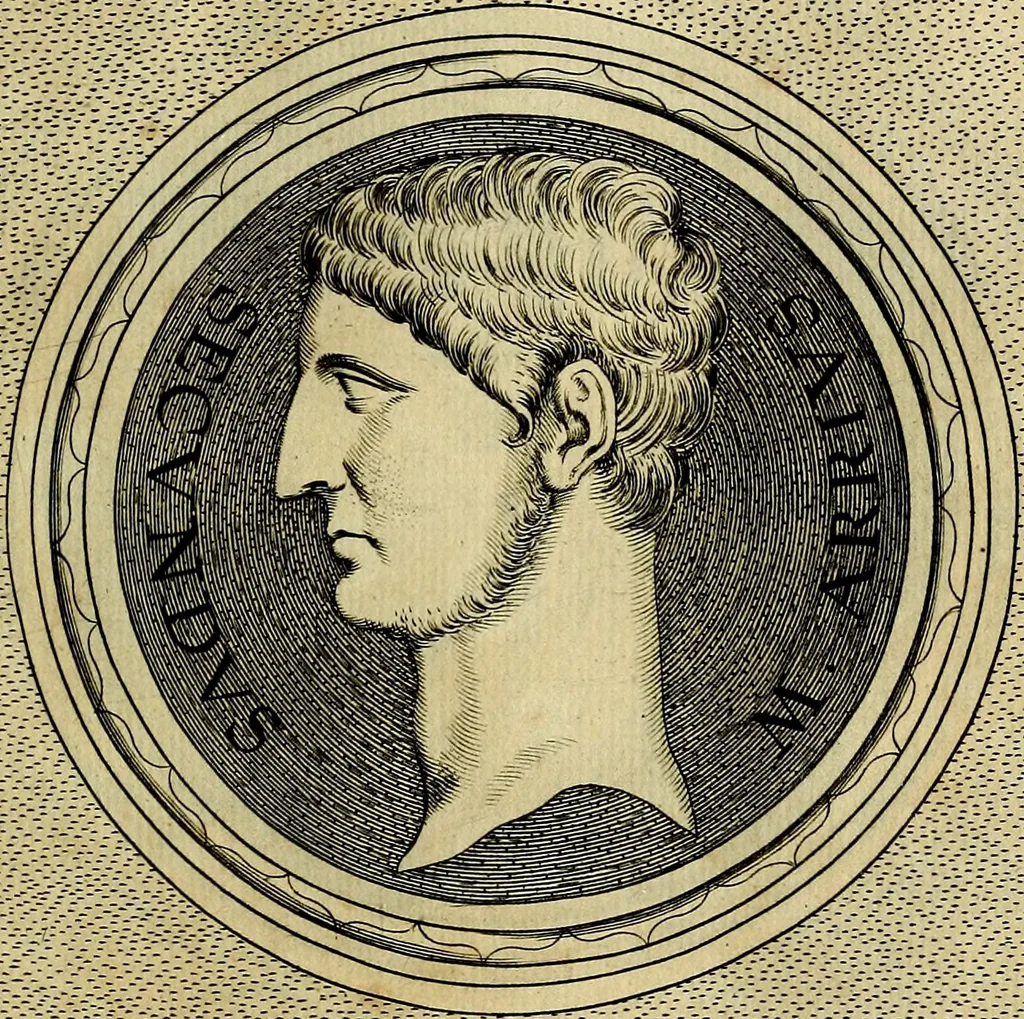 An illustration from Ioannis Fabri Bambergensis ... In imagines illvstrivm ex Fvlvii Vrsini Bibliotheca, 1606, leaf 182