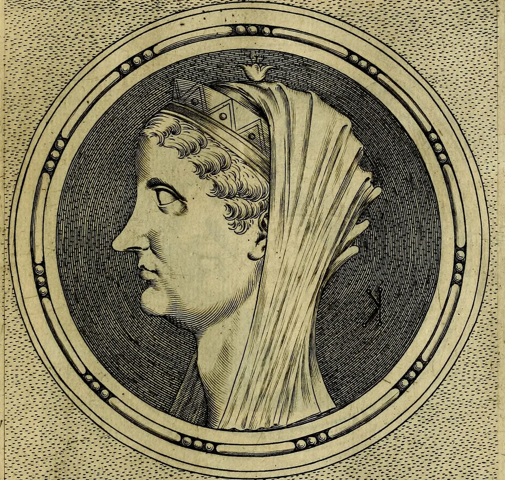 An illustration from Ioannis Fabri Bambergensis ... In imagines illvstrivm ex Fvlvii Vrsini Bibliotheca, 1606, leaf 184