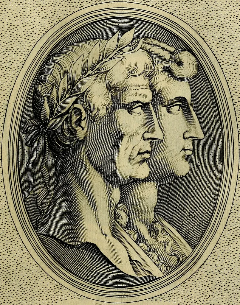 An illustration from Ioannis Fabri Bambergensis ... In imagines illvstrivm ex Fvlvii Vrsini Bibliotheca, 1606, leaf 188