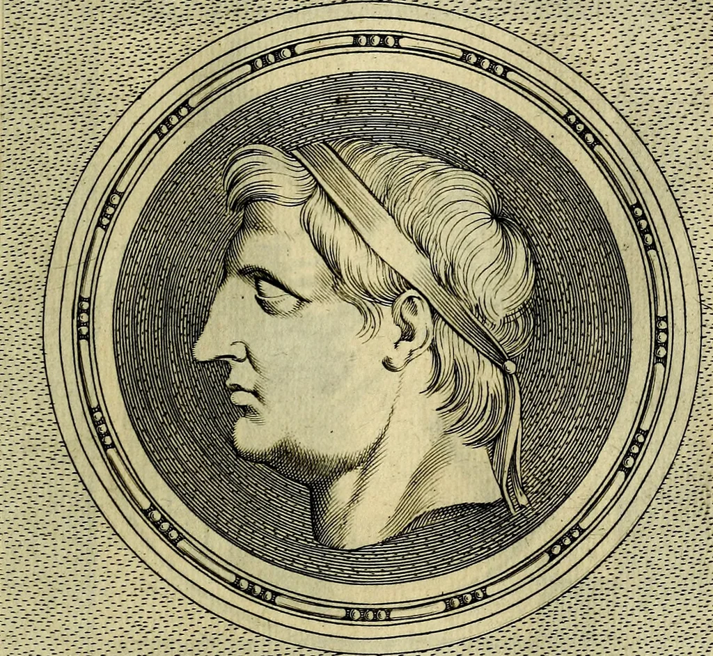 An illustration from Ioannis Fabri Bambergensis ... In imagines illvstrivm ex Fvlvii Vrsini Bibliotheca, 1606, leaf 218