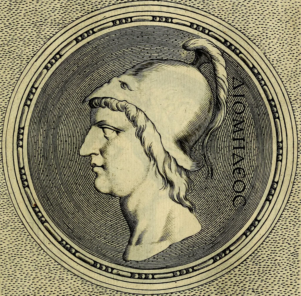 An illustration from Ioannis Fabri Bambergensis ... In imagines illvstrivm ex Fvlvii Vrsini Bibliotheca, 1606, leaf 224