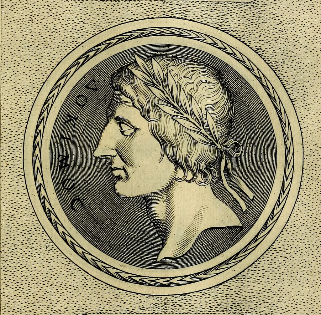 An illustration from Ioannis Fabri Bambergensis ... In imagines illvstrivm ex Fvlvii Vrsini Bibliotheca, 1606, leaf 226