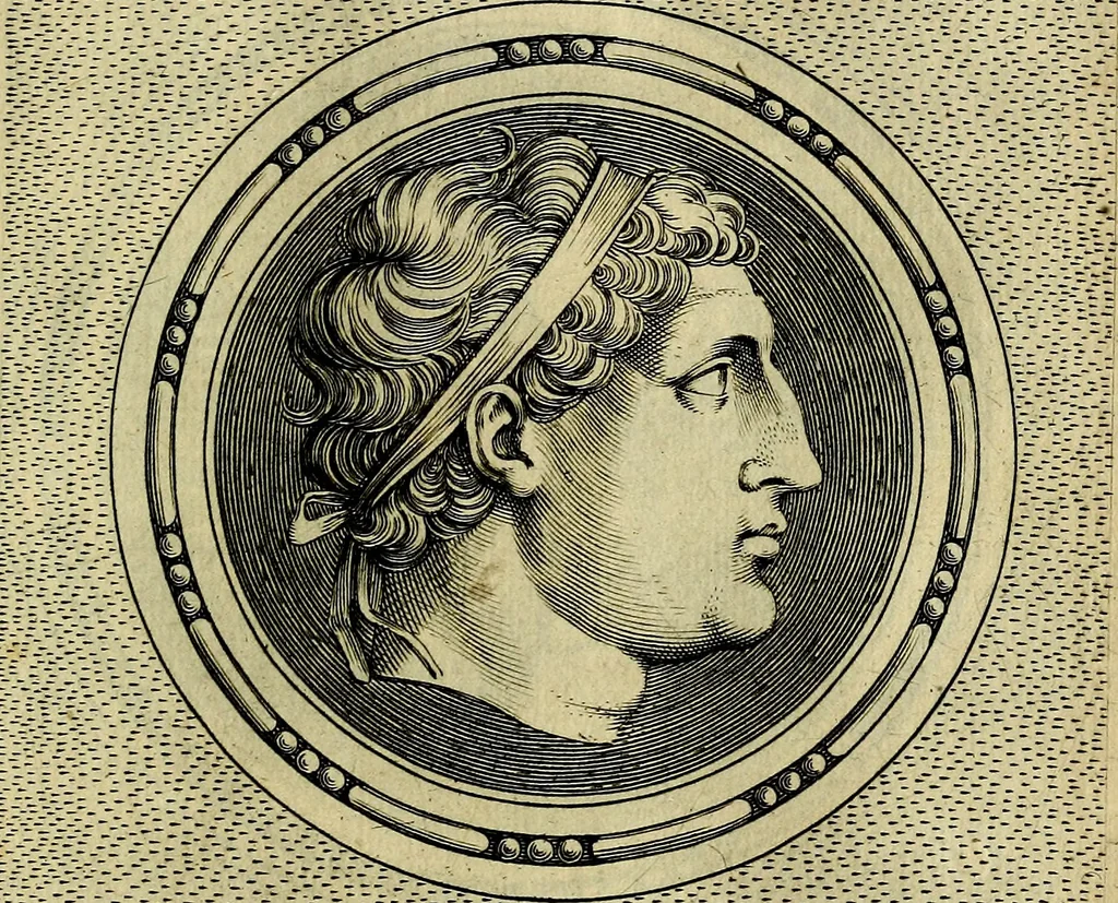 An illustration from Ioannis Fabri Bambergensis ... In imagines illvstrivm ex Fvlvii Vrsini Bibliotheca, 1606, leaf 234