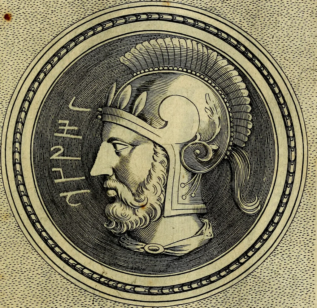 An illustration from Ioannis Fabri Bambergensis ... In imagines illvstrivm ex Fvlvii Vrsini Bibliotheca, 1606, leaf 236
