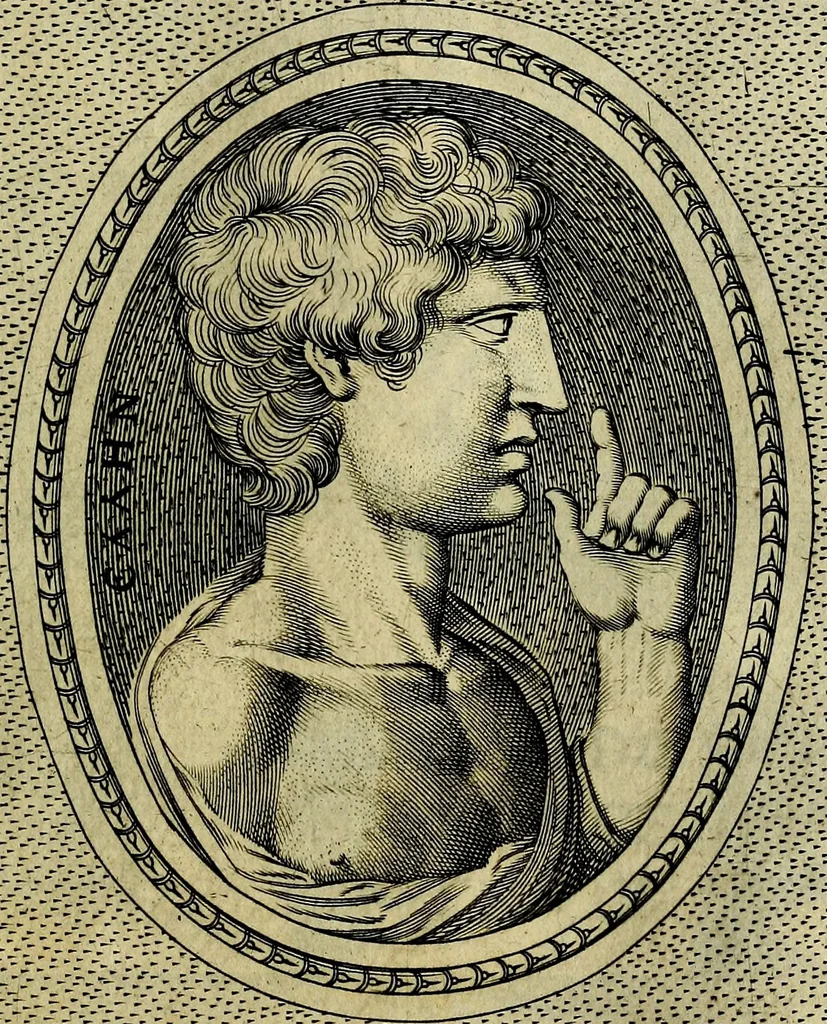 An illustration from Ioannis Fabri Bambergensis ... In imagines illvstrivm ex Fvlvii Vrsini Bibliotheca, 1606, leaf 238