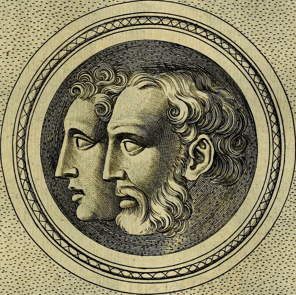An illustration from Ioannis Fabri Bambergensis ... In imagines illvstrivm ex Fvlvii Vrsini Bibliotheca, 1606, leaf 242