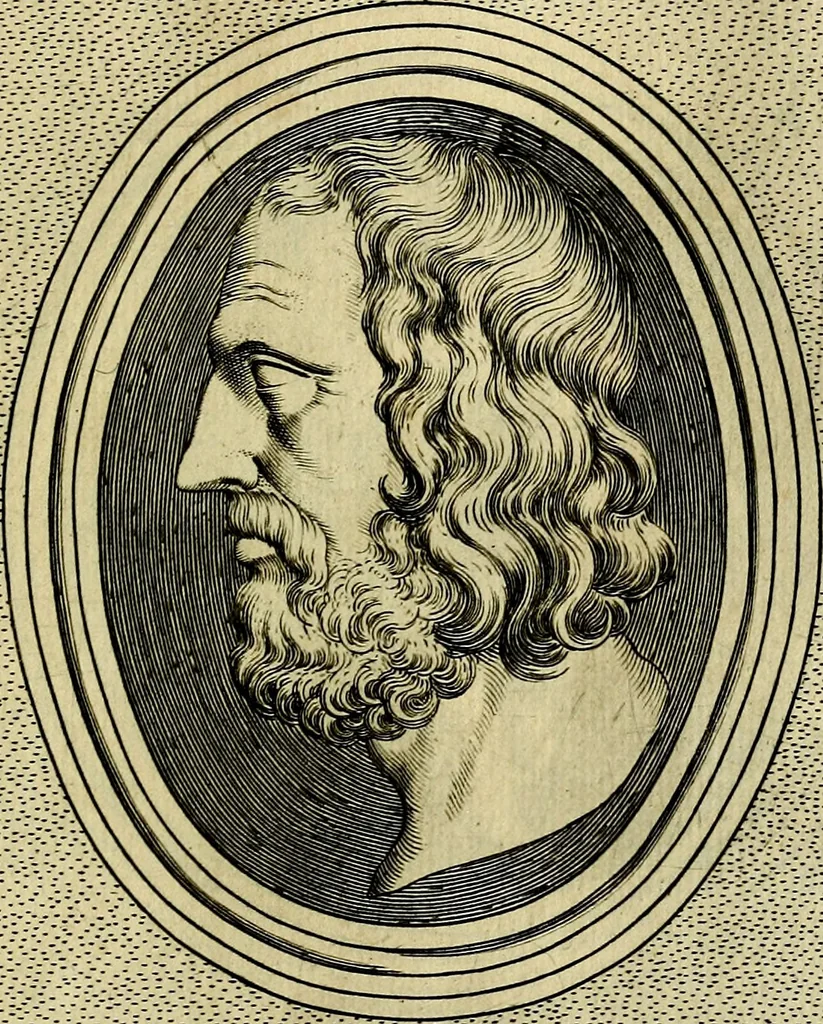 An illustration from Ioannis Fabri Bambergensis ... In imagines illvstrivm ex Fvlvii Vrsini Bibliotheca, 1606, leaf 246