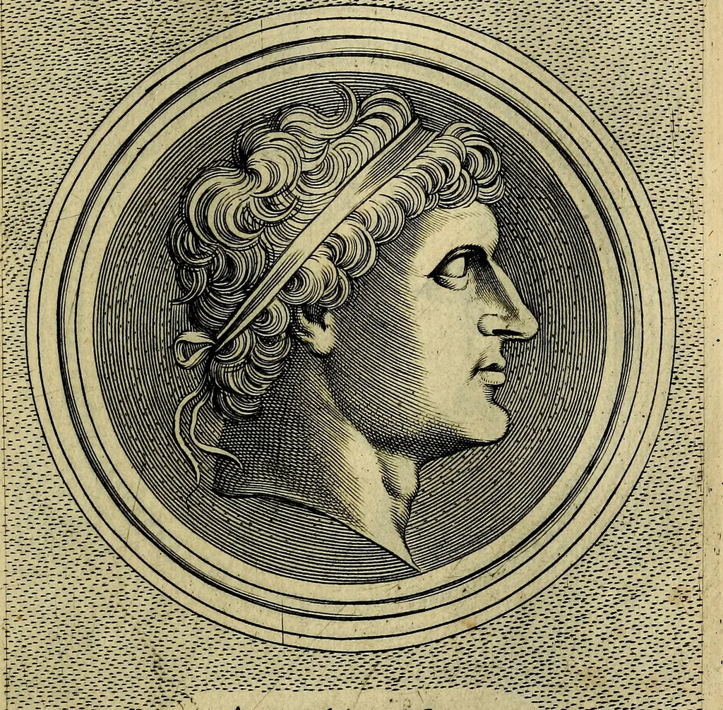 An illustration from Ioannis Fabri Bambergensis ... In imagines illvstrivm ex Fvlvii Vrsini Bibliotheca, 1606, leaf 248