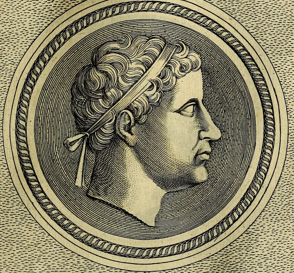 An illustration from Ioannis Fabri Bambergensis ... In imagines illvstrivm ex Fvlvii Vrsini Bibliotheca, 1606, leaf 250