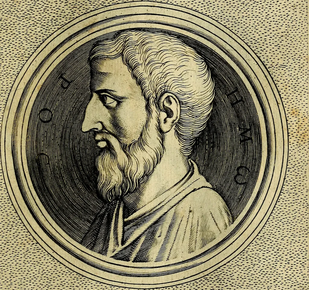 An illustration from Ioannis Fabri Bambergensis ... In imagines illvstrivm ex Fvlvii Vrsini Bibliotheca, 1606, leaf 254