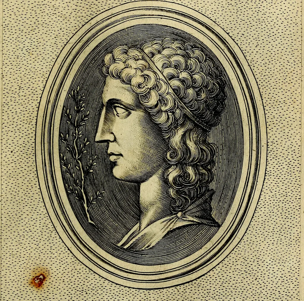 An illustration from Ioannis Fabri Bambergensis ... In imagines illvstrivm ex Fvlvii Vrsini Bibliotheca, 1606, leaf 258