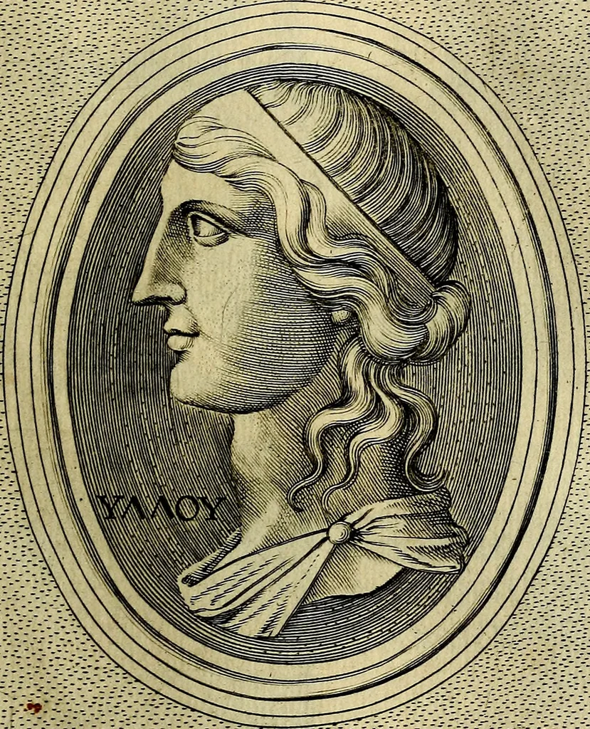 An illustration from Ioannis Fabri Bambergensis ... In imagines illvstrivm ex Fvlvii Vrsini Bibliotheca, 1606, leaf 260