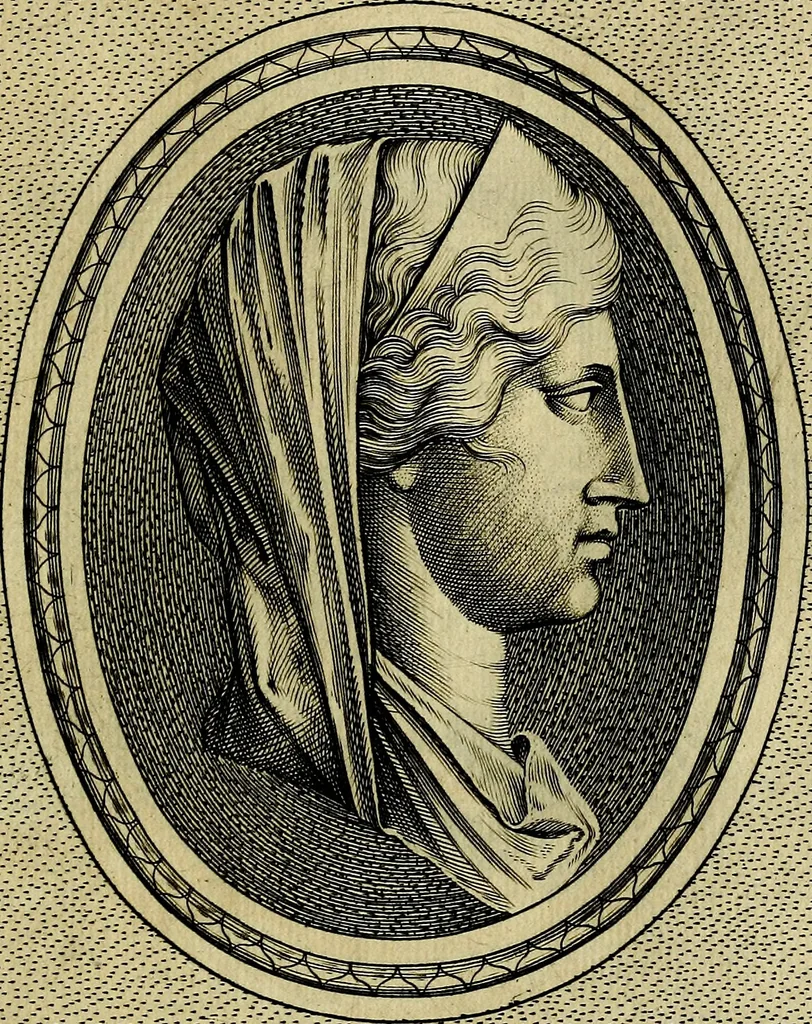 An illustration from Ioannis Fabri Bambergensis ... In imagines illvstrivm ex Fvlvii Vrsini Bibliotheca, 1606, leaf 268