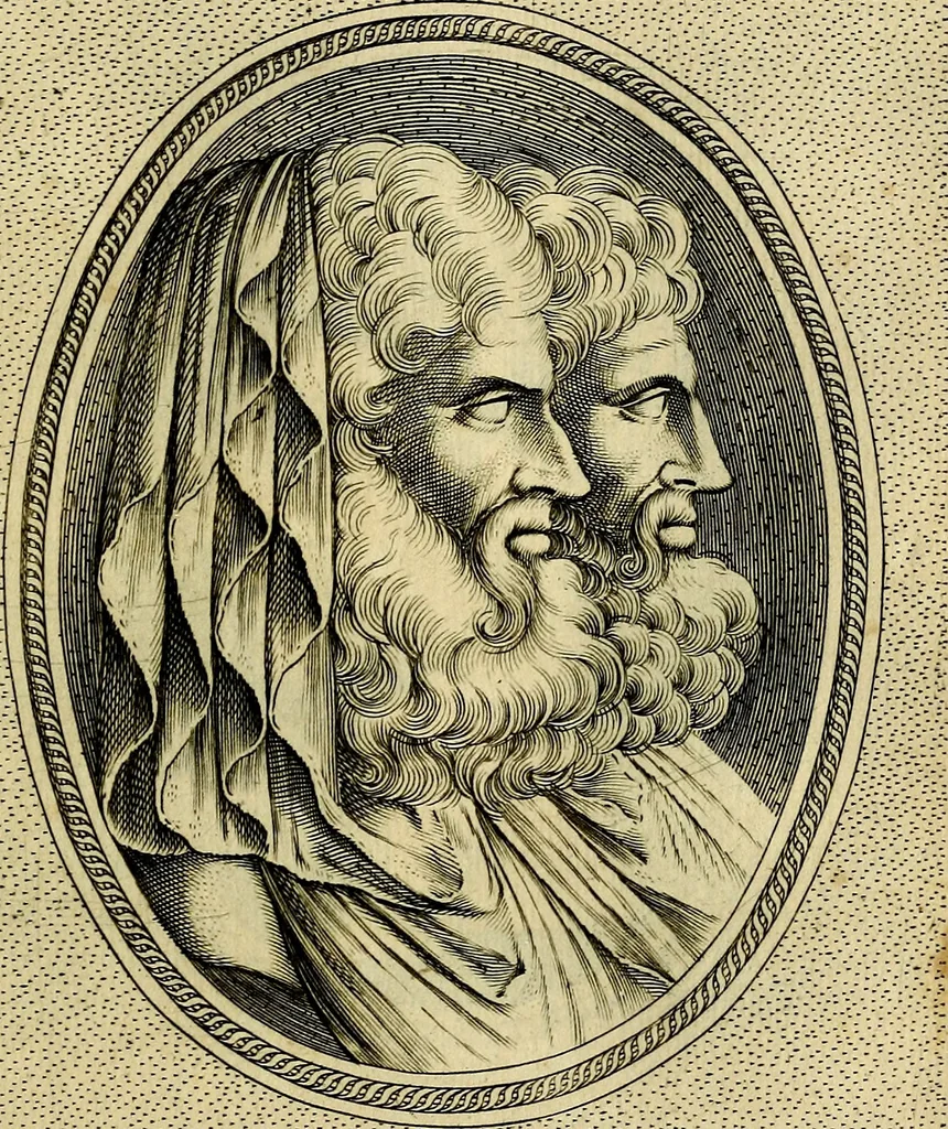 An illustration from Ioannis Fabri Bambergensis ... In imagines illvstrivm ex Fvlvii Vrsini Bibliotheca, 1606, leaf 282