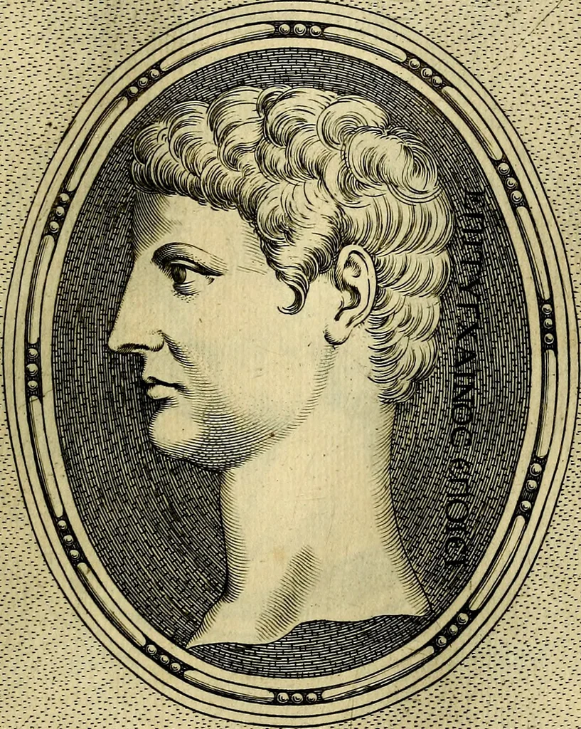 An illustration from Ioannis Fabri Bambergensis ... In imagines illvstrivm ex Fvlvii Vrsini Bibliotheca, 1606, leaf 284