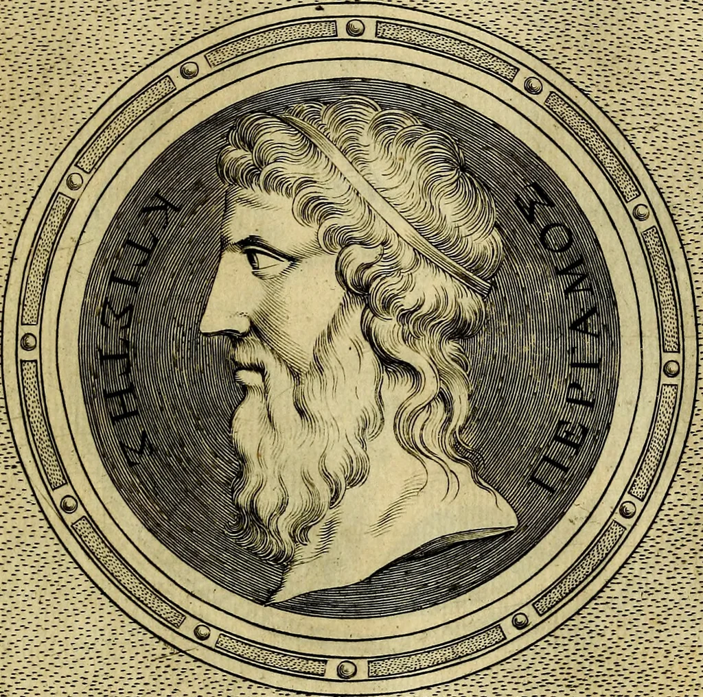 An illustration from Ioannis Fabri Bambergensis ... In imagines illvstrivm ex Fvlvii Vrsini Bibliotheca, 1606, leaf 312