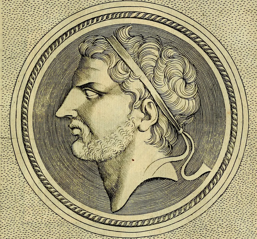 An illustration from Ioannis Fabri Bambergensis ... In imagines illvstrivm ex Fvlvii Vrsini Bibliotheca, 1606, leaf 314