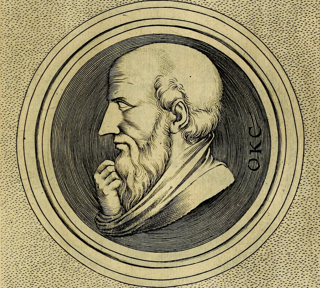 An illustration from Ioannis Fabri Bambergensis ... In imagines illvstrivm ex Fvlvii Vrsini Bibliotheca, 1606, leaf 318