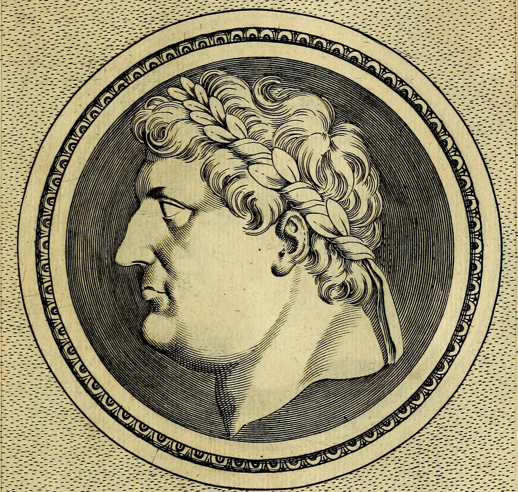 An illustration from Ioannis Fabri Bambergensis ... In imagines illvstrivm ex Fvlvii Vrsini Bibliotheca, 1606, leaf 320