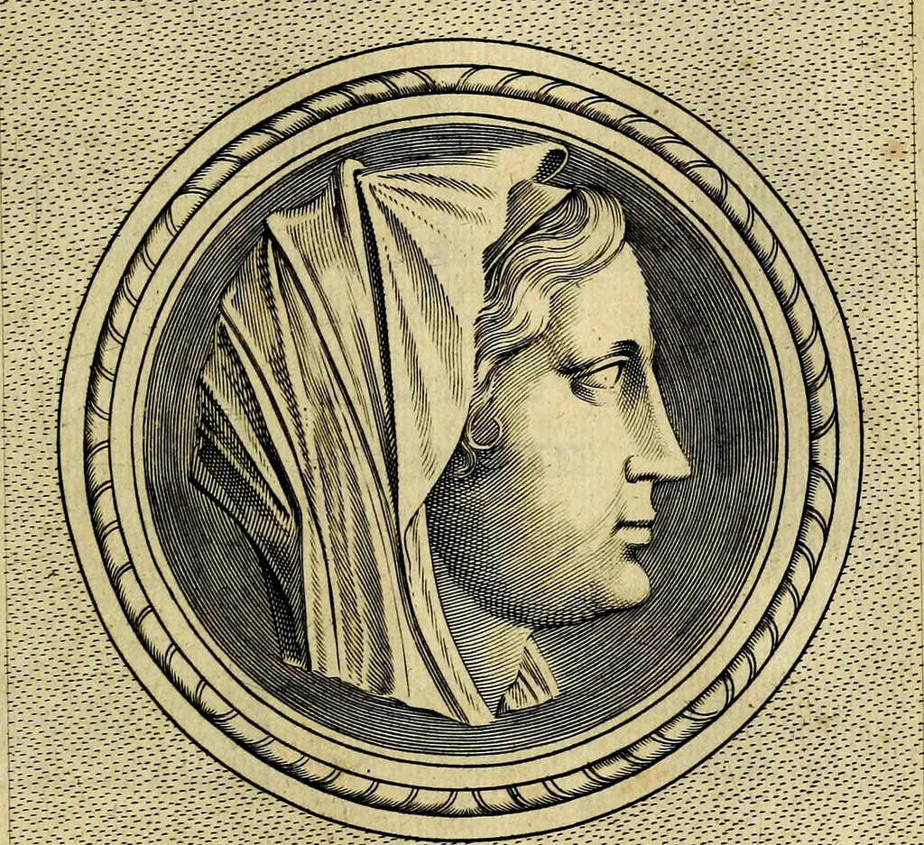 An illustration from Ioannis Fabri Bambergensis ... In imagines illvstrivm ex Fvlvii Vrsini Bibliotheca, 1606, leaf 326