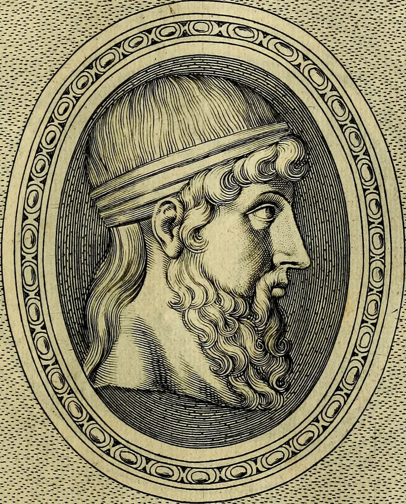 An illustration from Ioannis Fabri Bambergensis ... In imagines illvstrivm ex Fvlvii Vrsini Bibliotheca, 1606, leaf 334