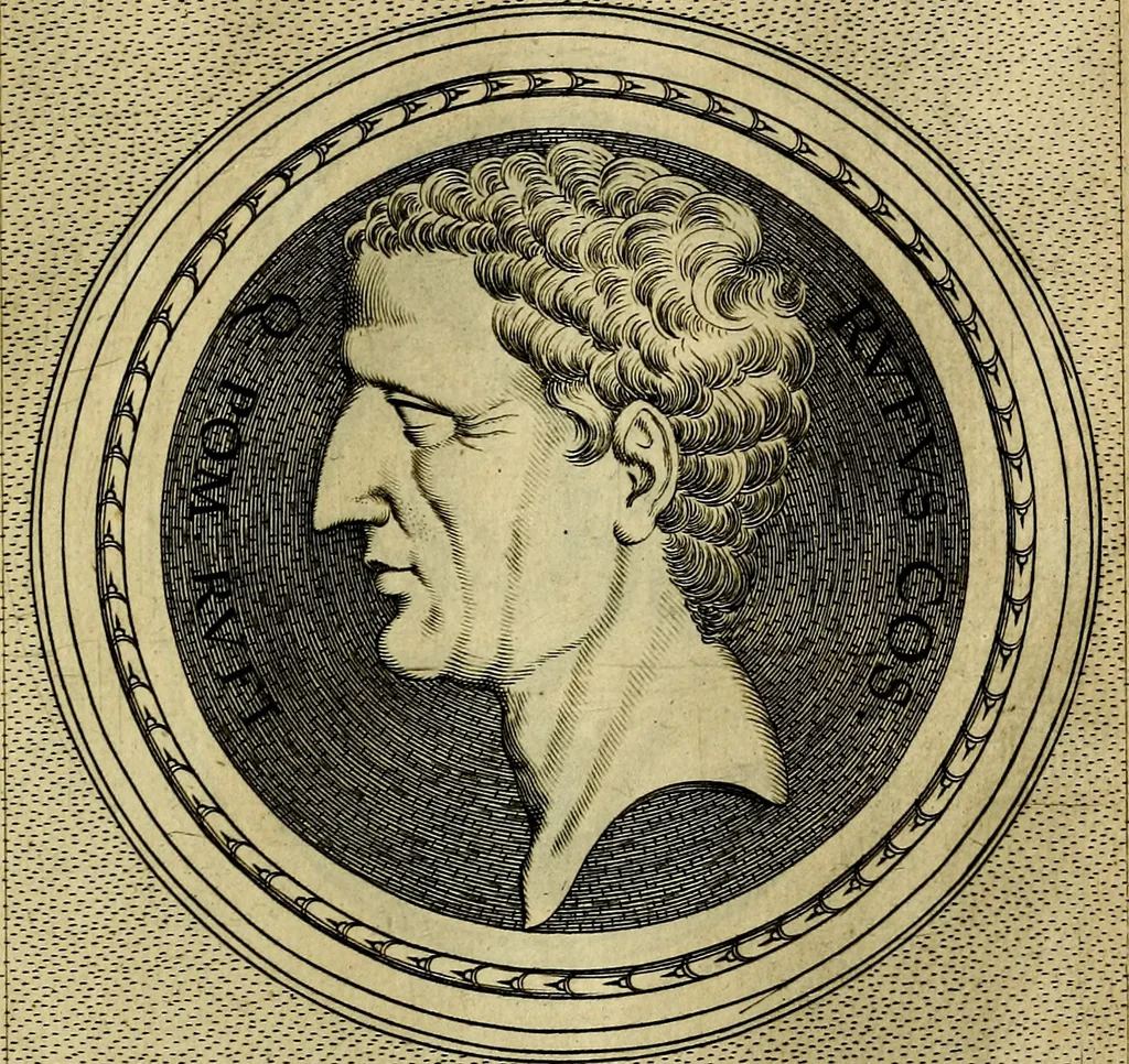 An illustration from Ioannis Fabri Bambergensis ... In imagines illvstrivm ex Fvlvii Vrsini Bibliotheca, 1606, leaf 336