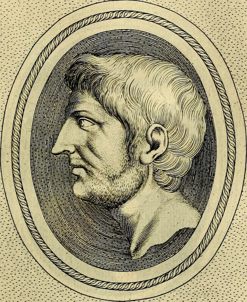 An illustration from Ioannis Fabri Bambergensis ... In imagines illvstrivm ex Fvlvii Vrsini Bibliotheca, 1606, leaf 338