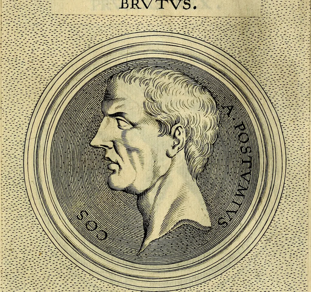 An illustration from Ioannis Fabri Bambergensis ... In imagines illvstrivm ex Fvlvii Vrsini Bibliotheca, 1606, leaf 346