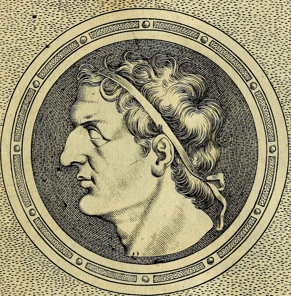 An illustration from Ioannis Fabri Bambergensis ... In imagines illvstrivm ex Fvlvii Vrsini Bibliotheca, 1606, leaf 354