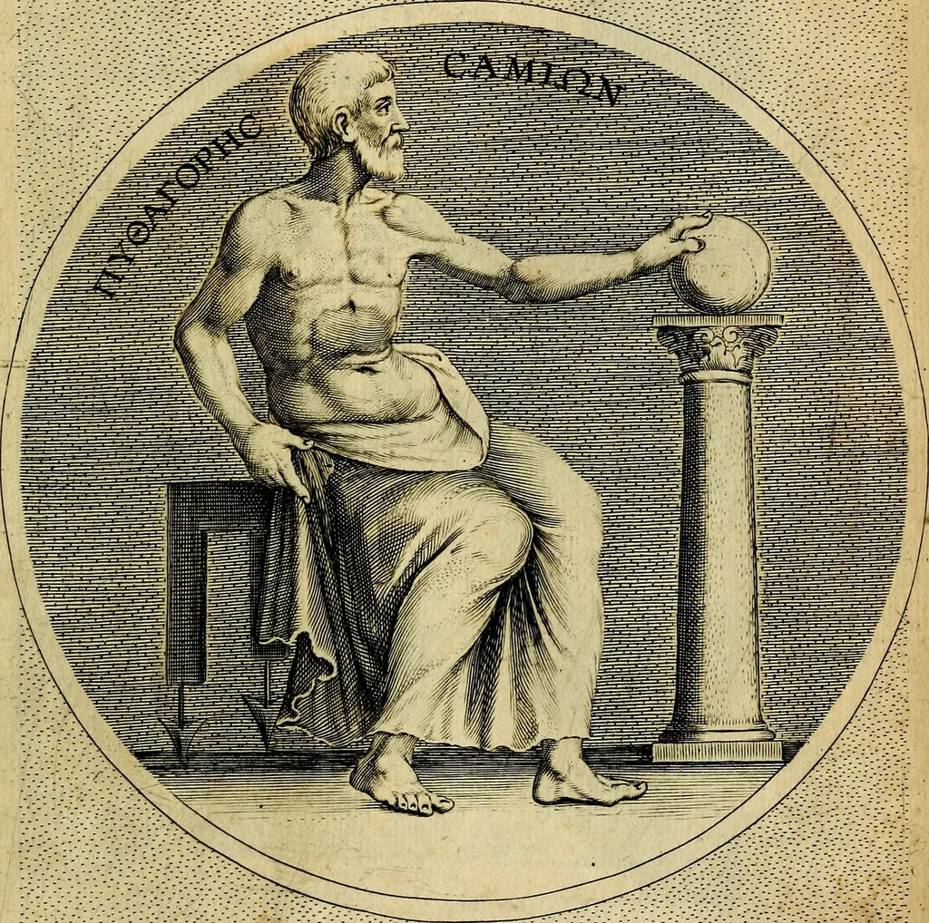 An illustration from Ioannis Fabri Bambergensis ... In imagines illvstrivm ex Fvlvii Vrsini Bibliotheca, 1606, leaf 358