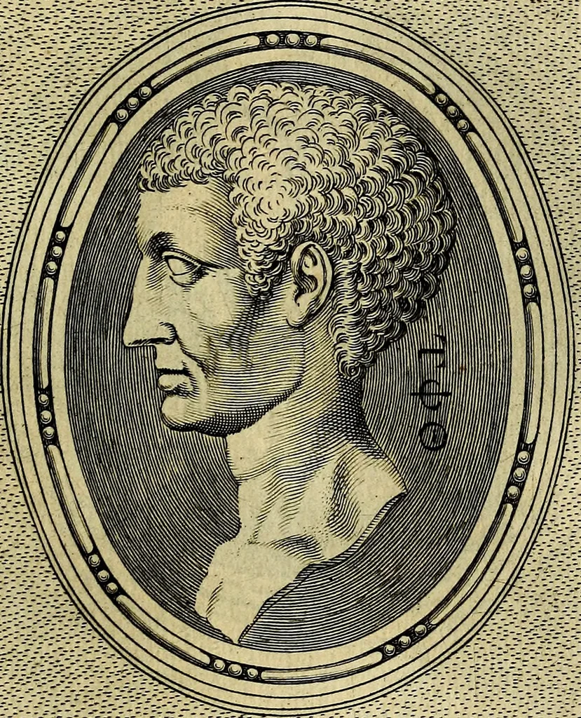 An illustration from Ioannis Fabri Bambergensis ... In imagines illvstrivm ex Fvlvii Vrsini Bibliotheca, 1606, leaf 362