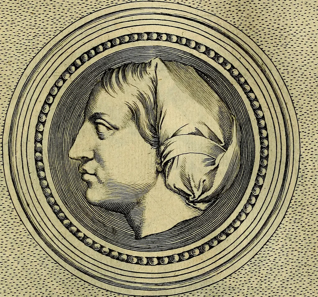 An illustration from Ioannis Fabri Bambergensis ... In imagines illvstrivm ex Fvlvii Vrsini Bibliotheca, 1606, leaf 368