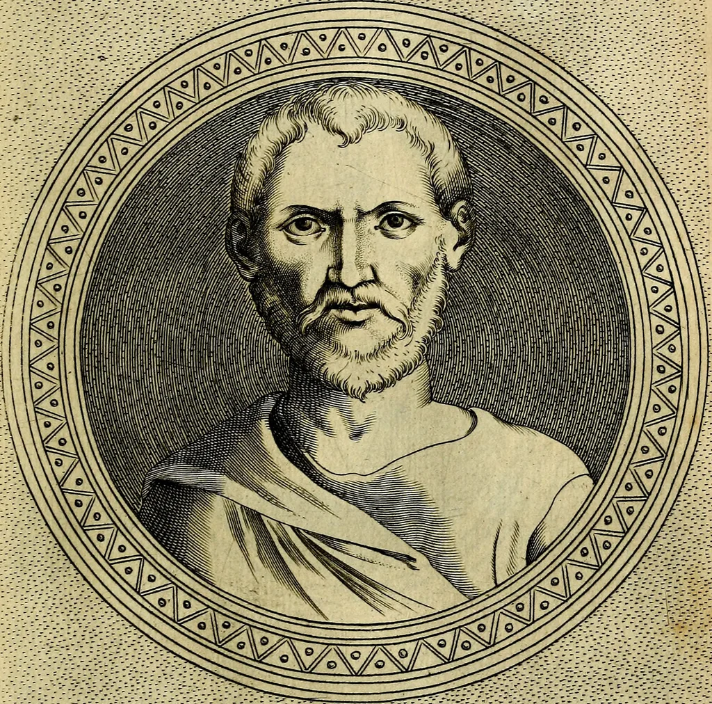 An illustration from Ioannis Fabri Bambergensis ... In imagines illvstrivm ex Fvlvii Vrsini Bibliotheca, 1606, leaf 390