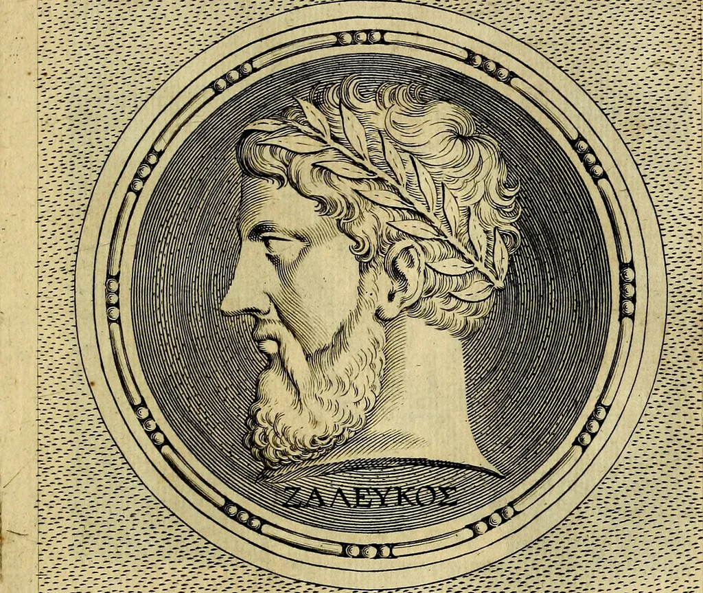An illustration from Ioannis Fabri Bambergensis ... In imagines illvstrivm ex Fvlvii Vrsini Bibliotheca, 1606, leaf 410
