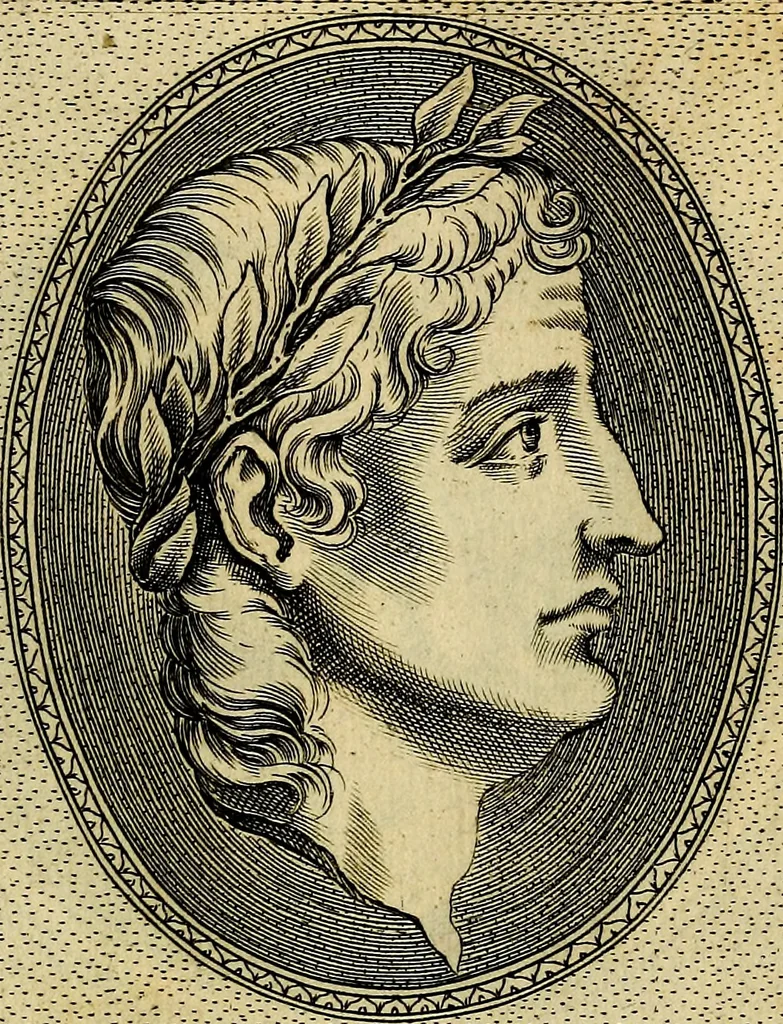 An illustration from Ioannis Fabri Bambergensis ... In imagines illvstrivm ex Fvlvii Vrsini Bibliotheca, 1606, leaf 420