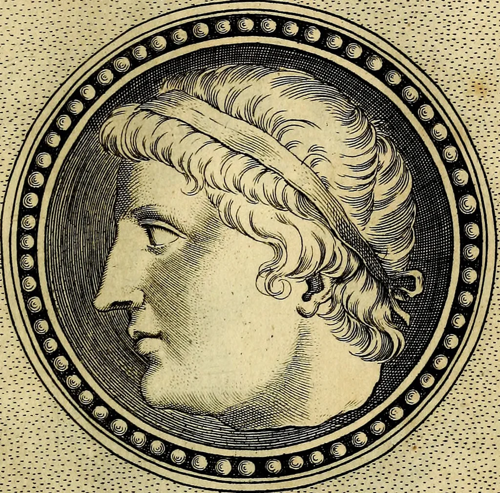 An illustration from Ioannis Fabri Bambergensis ... In imagines illvstrivm ex Fvlvii Vrsini Bibliotheca, 1606, leaf 426