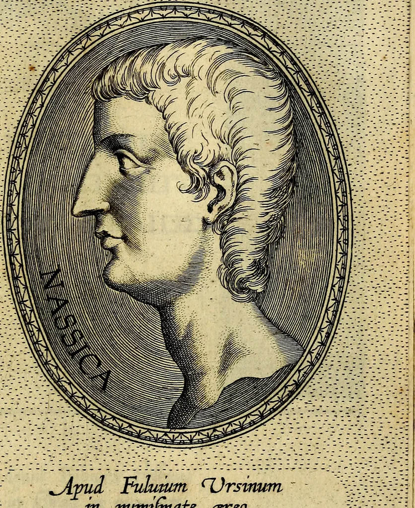 An illustration from Ioannis Fabri Bambergensis ... In imagines illvstrivm ex Fvlvii Vrsini Bibliotheca, 1606, leaf 434