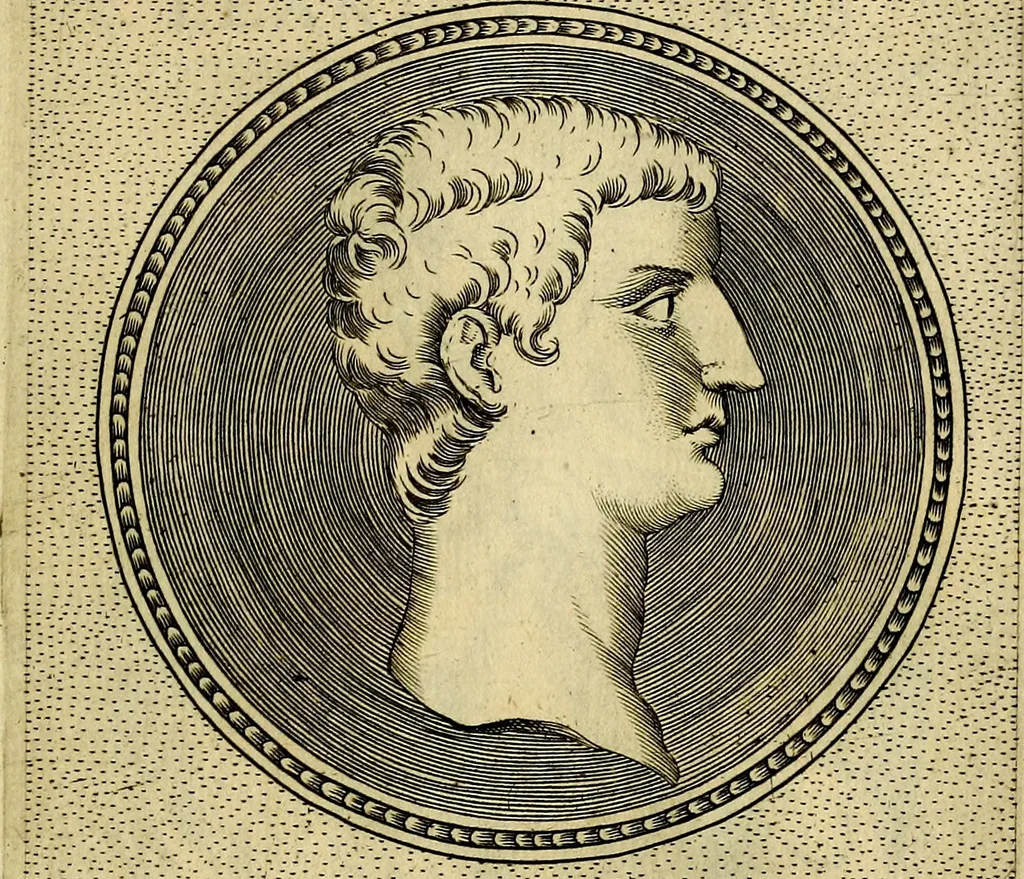 An illustration from Ioannis Fabri Bambergensis ... In imagines illvstrivm ex Fvlvii Vrsini Bibliotheca, 1606, leaf 438