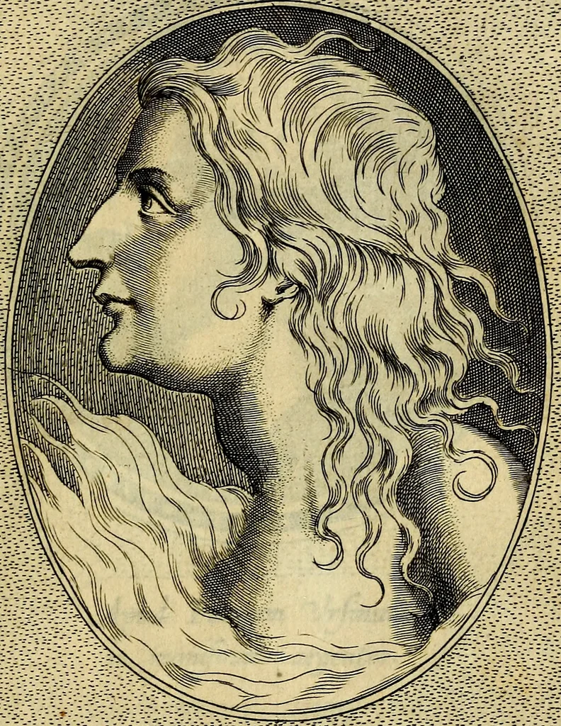 An illustration from Ioannis Fabri Bambergensis ... In imagines illvstrivm ex Fvlvii Vrsini Bibliotheca, 1606, leaf 440