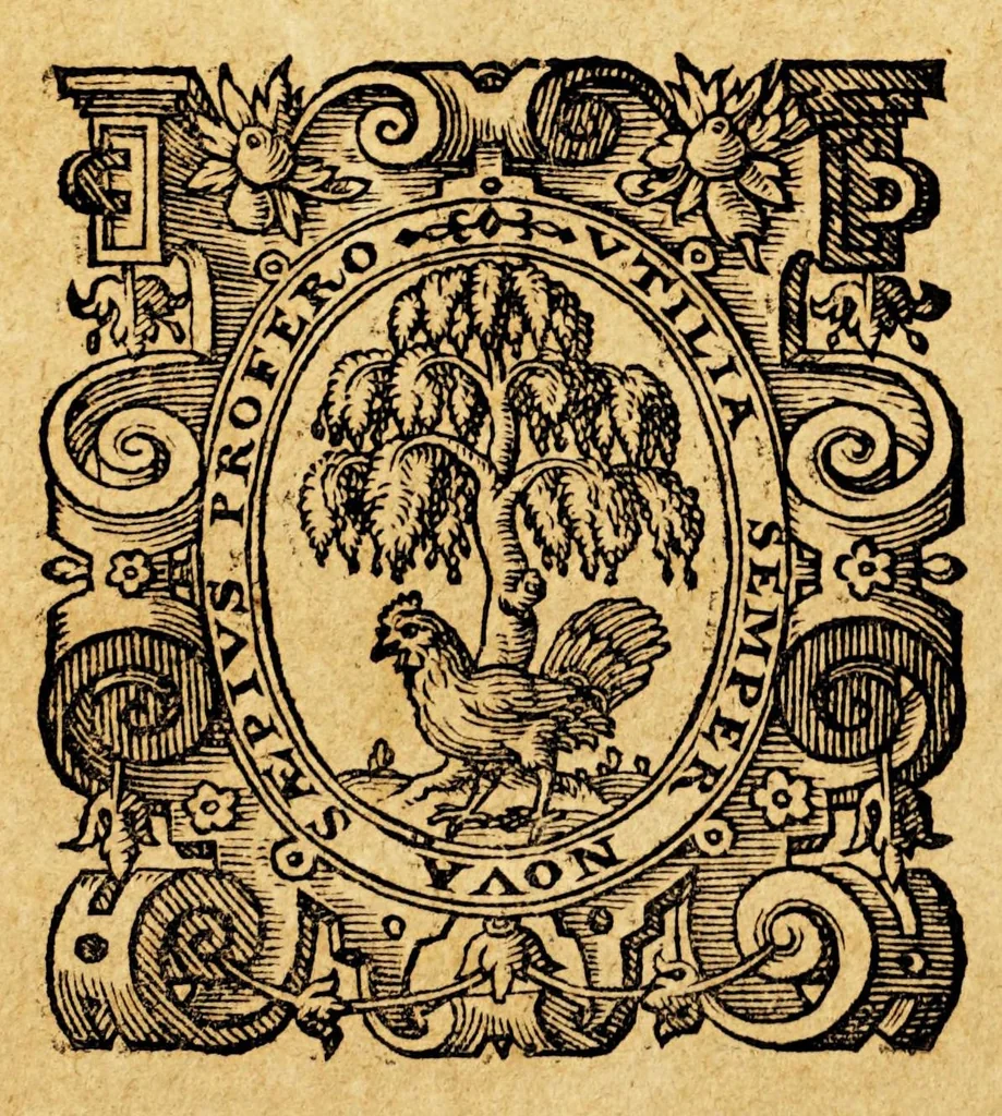 An illustration from Ioannis Genesii Sepuluedæ Cordubensis sacrosantæ theologiæ doctoris, Caroli V. imperatoris, historici. Opera, quæ reperiri potuerunt omnia. : Quorum elenchum vide lector pagina quinta. Nunc primum singulari studio in Hispania, Italia, & Gallia ad publicam vtilitatem edita. Adiectus est copiosus rerum memorabilium index, 1602, leaf 9