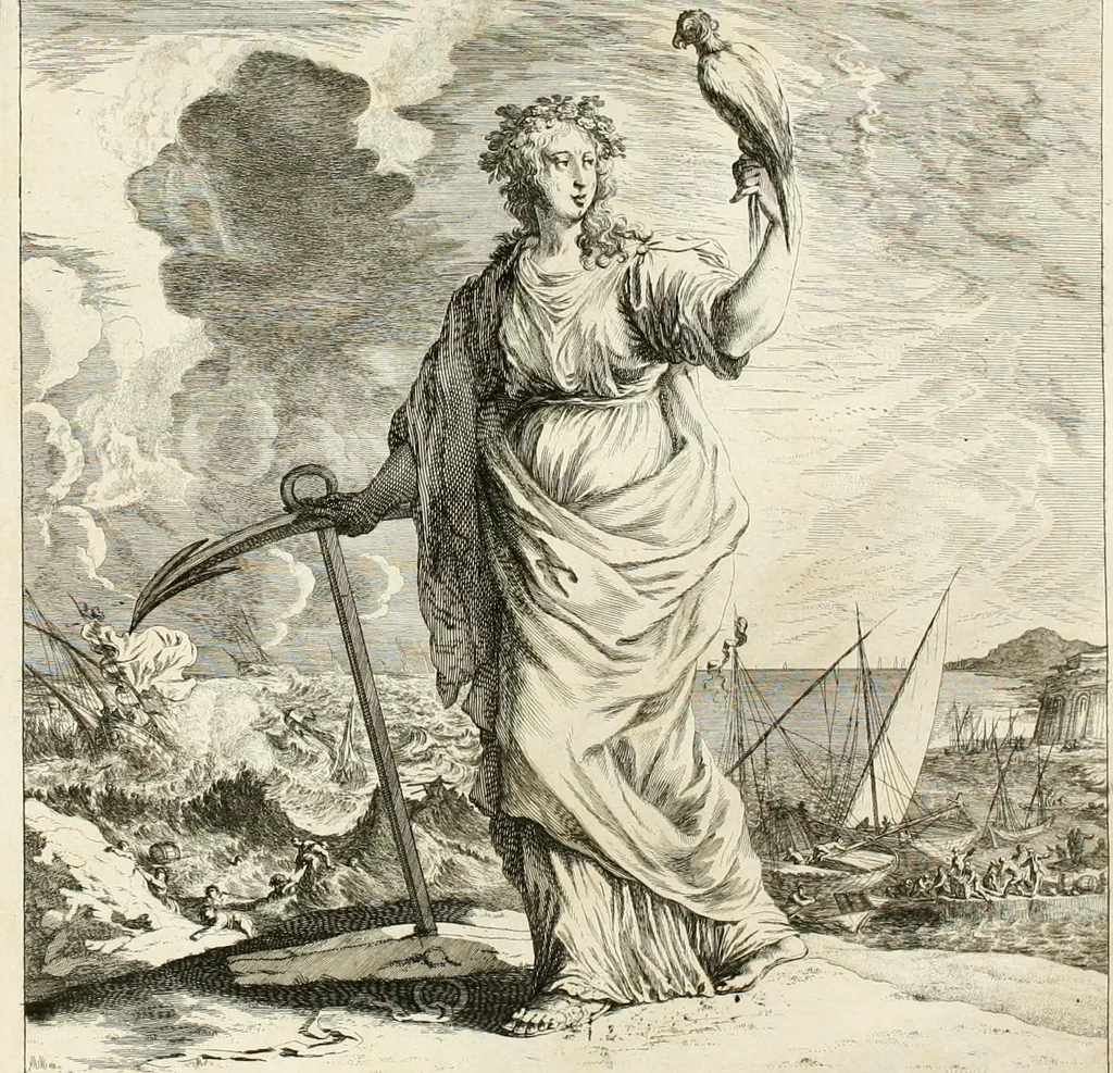 An illustration from Ioannis Guilielmi Baurn Iconographia : complectens In se passionem, miracula, vitam Christi universam : nec non, prospectus rarissimorum portuum, palatiorum, hortorum, historiarum, aliarumq[ue] rerum, quae per Italiam spectatu sunt dignae, 1671, leaf 79