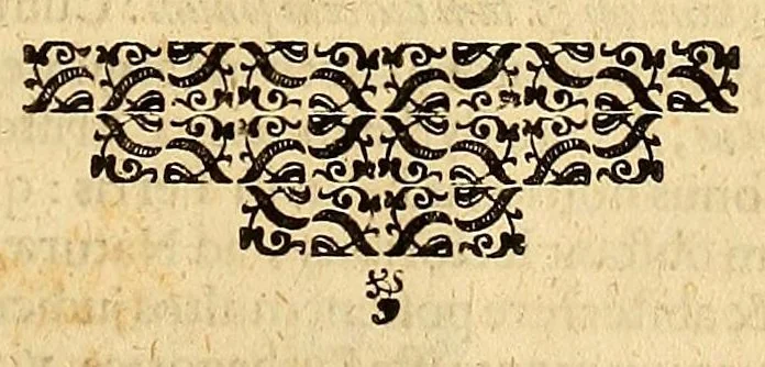 An illustration from Ioannis Keppleri Harmonices mundi libri V ... : Appendix habet comparationem huius operis cum Harmonices Cl. Ptolemaei libro III, cumque Roberti de Fluctibus, dicti Flud. medici oxoniensis speculationibus Harmonicis, operi de Macrocosmo & microcosmo insertis. Accessit nunc propter cognationem materiae eiusdem authoris liber ante 23. annos editus Tubingae, cui titulus Prodromus, seu Mysterium cosmographicum, de causis coelorum numeri, proportionis motuumque periodicorum, ex quinque corporibus regularibus .., 1619, leaf 195