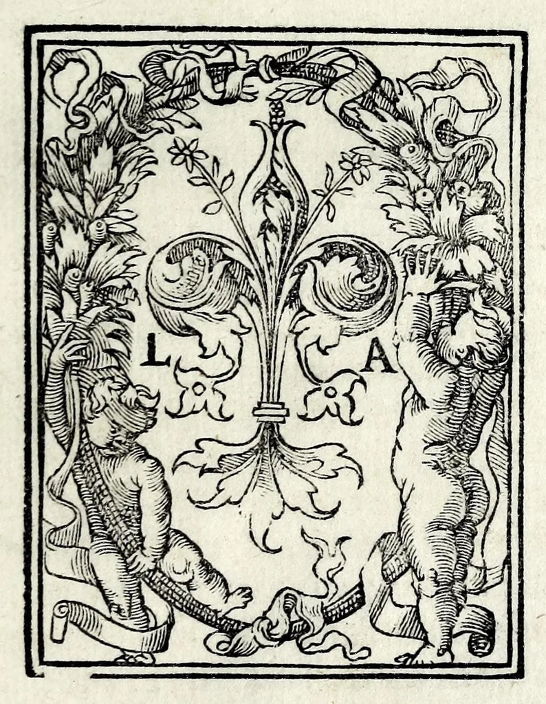 An illustration from Ioannis Lvcidi Samothei viri clarissimi Opvscvlvm de emendationibus temporum ab orbe condito ad vsque hanc aetatem nostram : iuxta veram et rectam chronographiam ex antiquis ac probatissimis authoribus .., 1537, leaf 415