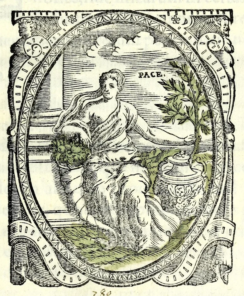An illustration from Ioannis Padvanii Veronensis Opvs de compositione et vsv multiformium horologiorum solarium pro diuersis mundi regionibus : idq[ue] vbique locorum tam in superficie plana horizontali, quam murali quorsumcumq[ue] exposita sit, pertractans : nvper brevissimis ac facillimis doctrinis ab eo excogitatis luculenter traditum, 1570, leaf 5