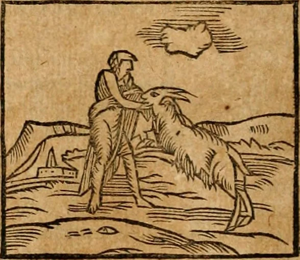 An illustration from Ioannis Pierii Valeriani Bellvnensis Hieroglyphica, sive, De sacris Ægyptiorvm aliarumq gentium literis commentariorum libri LVIII : cum duobus alijs ab eruditissimo viro annexis : accesserunt loco auctarij, Hieroglyphicorum collectanea, ex veteribus & recentioribus auctoribus descripta, & in sex libros digesta : Horapollinis item hieroglyphicorum libri duo, ex postrema Dauidis Hschelij correctione : prætereà eiusdem Pierij declamatiuncula pro barbis sacerdotum, & reliqua opuscula siue poemata omnia, 1614, leaf 175