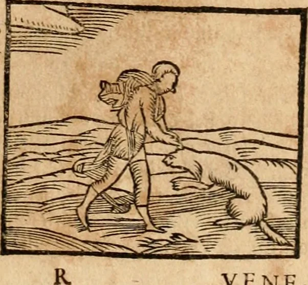 An illustration from Ioannis Pierii Valeriani Bellvnensis Hieroglyphica, sive, De sacris Ægyptiorvm aliarumq gentium literis commentariorum libri LVIII : cum duobus alijs ab eruditissimo viro annexis : accesserunt loco auctarij, Hieroglyphicorum collectanea, ex veteribus & recentioribus auctoribus descripta, & in sex libros digesta : Horapollinis item hieroglyphicorum libri duo, ex postrema Dauidis Hschelij correctione : prætereà eiusdem Pierij declamatiuncula pro barbis sacerdotum, & reliqua opuscula siue poemata omnia, 1614, leaf 192