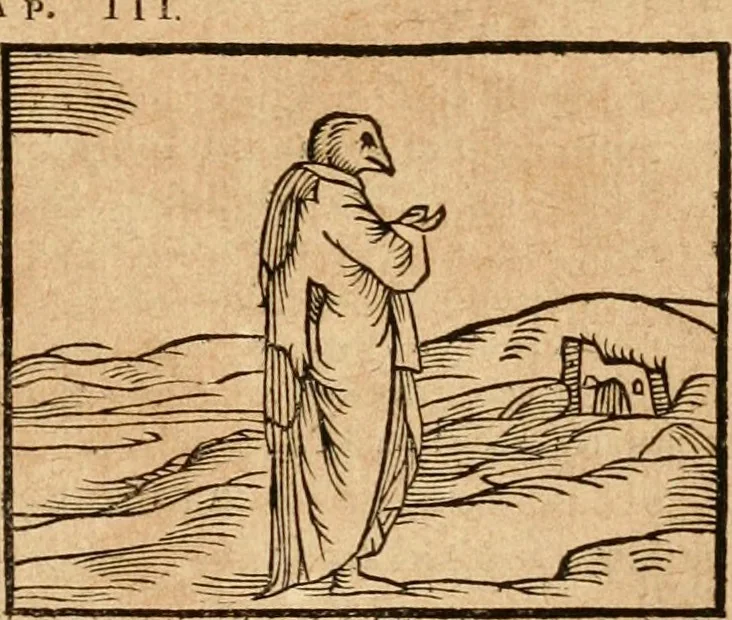 An illustration from Ioannis Pierii Valeriani Bellvnensis Hieroglyphica, sive, De sacris Ægyptiorvm aliarumq gentium literis commentariorum libri LVIII : cum duobus alijs ab eruditissimo viro annexis : accesserunt loco auctarij, Hieroglyphicorum collectanea, ex veteribus & recentioribus auctoribus descripta, & in sex libros digesta : Horapollinis item hieroglyphicorum libri duo, ex postrema Dauidis Hschelij correctione : prætereà eiusdem Pierij declamatiuncula pro barbis sacerdotum, & reliqua opuscula siue poemata omnia, 1614, leaf 314