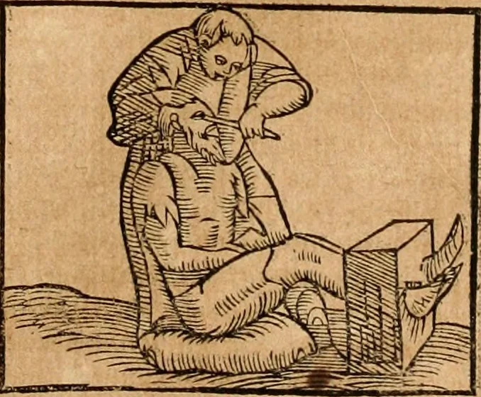 An illustration from Ioannis Pierii Valeriani Bellvnensis Hieroglyphica, sive, De sacris Ægyptiorvm aliarumq gentium literis commentariorum libri LVIII : cum duobus alijs ab eruditissimo viro annexis : accesserunt loco auctarij, Hieroglyphicorum collectanea, ex veteribus & recentioribus auctoribus descripta, & in sex libros digesta : Horapollinis item hieroglyphicorum libri duo, ex postrema Dauidis Hschelij correctione : prætereà eiusdem Pierij declamatiuncula pro barbis sacerdotum, & reliqua opuscula siue poemata omnia, 1614, leaf 460
