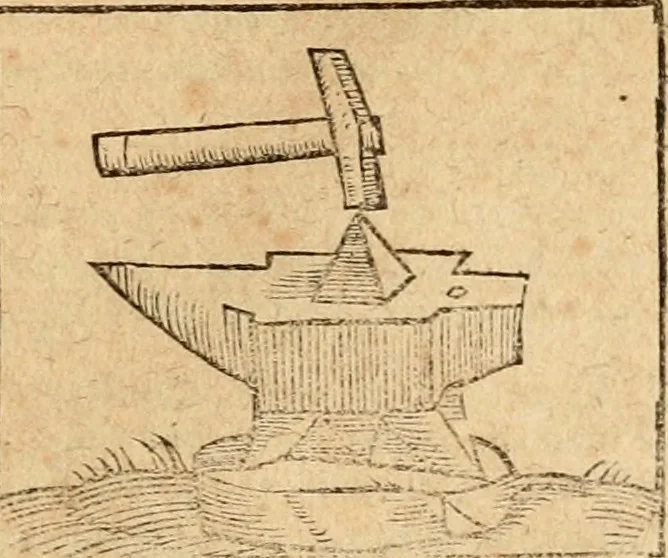 An illustration from Ioannis Pierii Valeriani Bellvnensis Hieroglyphica, sive, De sacris Ægyptiorvm aliarumq gentium literis commentariorum libri LVIII : cum duobus alijs ab eruditissimo viro annexis : accesserunt loco auctarij, Hieroglyphicorum collectanea, ex veteribus & recentioribus auctoribus descripta, & in sex libros digesta : Horapollinis item hieroglyphicorum libri duo, ex postrema Dauidis Hschelij correctione : prætereà eiusdem Pierij declamatiuncula pro barbis sacerdotum, & reliqua opuscula siue poemata omnia, 1614, leaf 582
