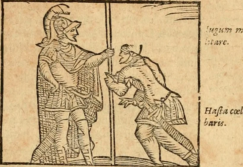 An illustration from Ioannis Pierii Valeriani Bellvnensis Hieroglyphica, sive, De sacris Ægyptiorvm aliarumq gentium literis commentariorum libri LVIII : cum duobus alijs ab eruditissimo viro annexis : accesserunt loco auctarij, Hieroglyphicorum collectanea, ex veteribus & recentioribus auctoribus descripta, & in sex libros digesta : Horapollinis item hieroglyphicorum libri duo, ex postrema Dauidis Hschelij correctione : prætereà eiusdem Pierij declamatiuncula pro barbis sacerdotum, & reliqua opuscula siue poemata omnia, 1614, leaf 592